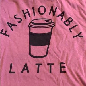 Latte crop top, ties in front